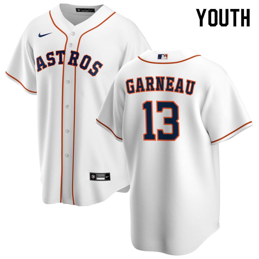 Nike Youth #13 Dustin Garneau Houston Astros Baseball Jerseys Sale-White